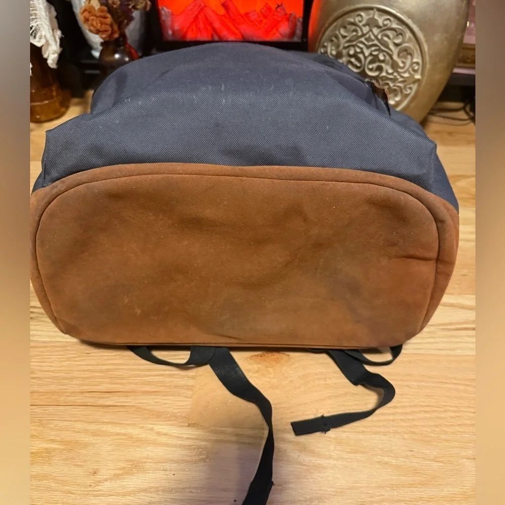 Empyre Gray Backpack with Brown Accents